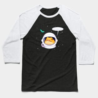 Astronaut Bearded Dragon, Space Theme! Baseball T-Shirt